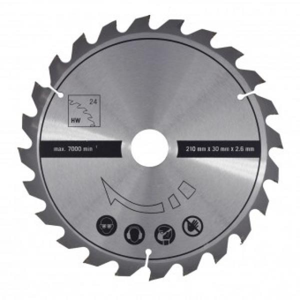 BAMATO Sägeblatt 210mm mit 24 HM Zähnen, 30 mm Bohrung